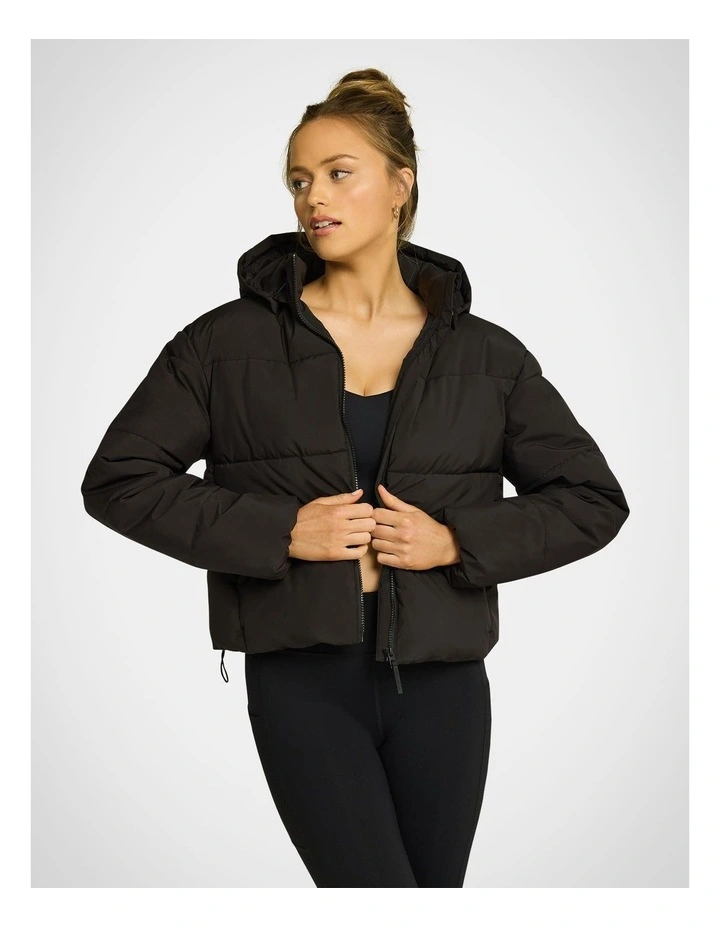 Puffer Jacket in Black