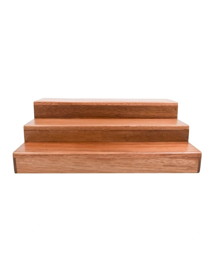 Pantry Tiered Seasoning Rack Acacia
