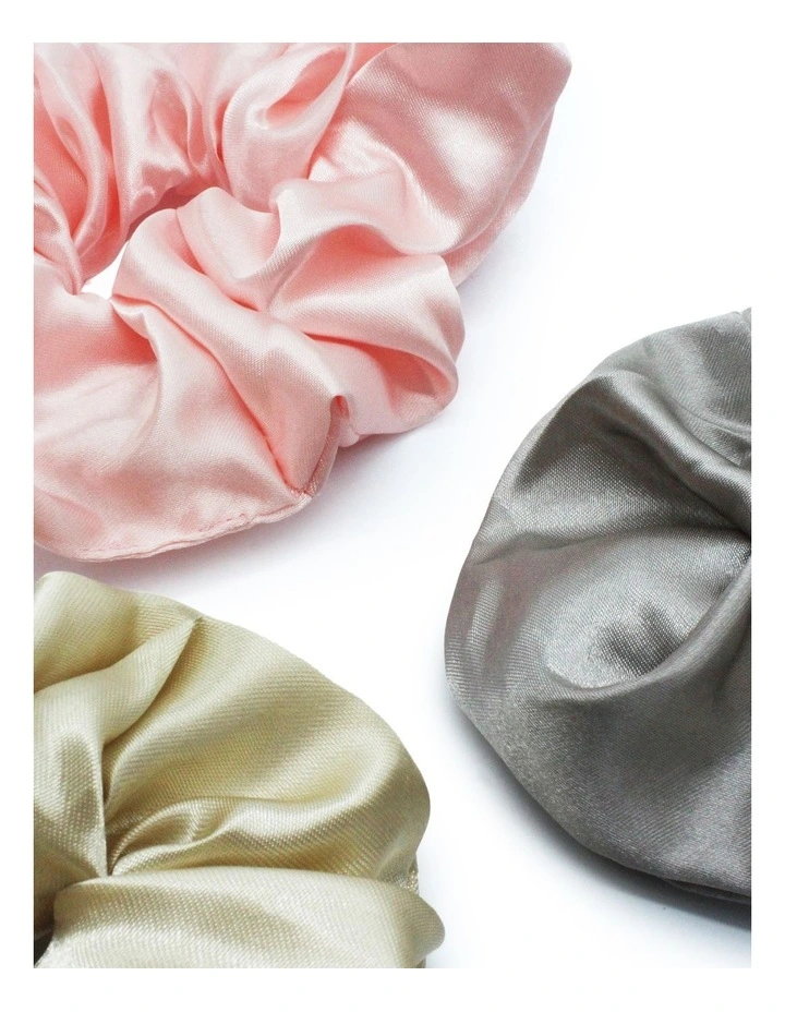Satin Scrunchie 5 Pack in Multi