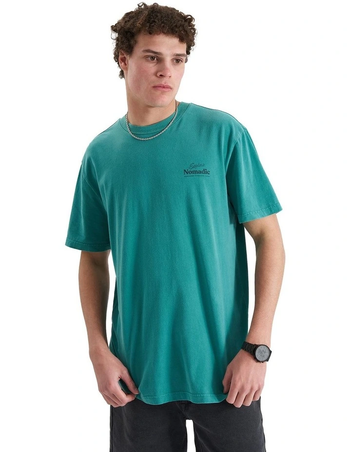 Panorama Relaxed Tee in Pigment Deep Jungle
