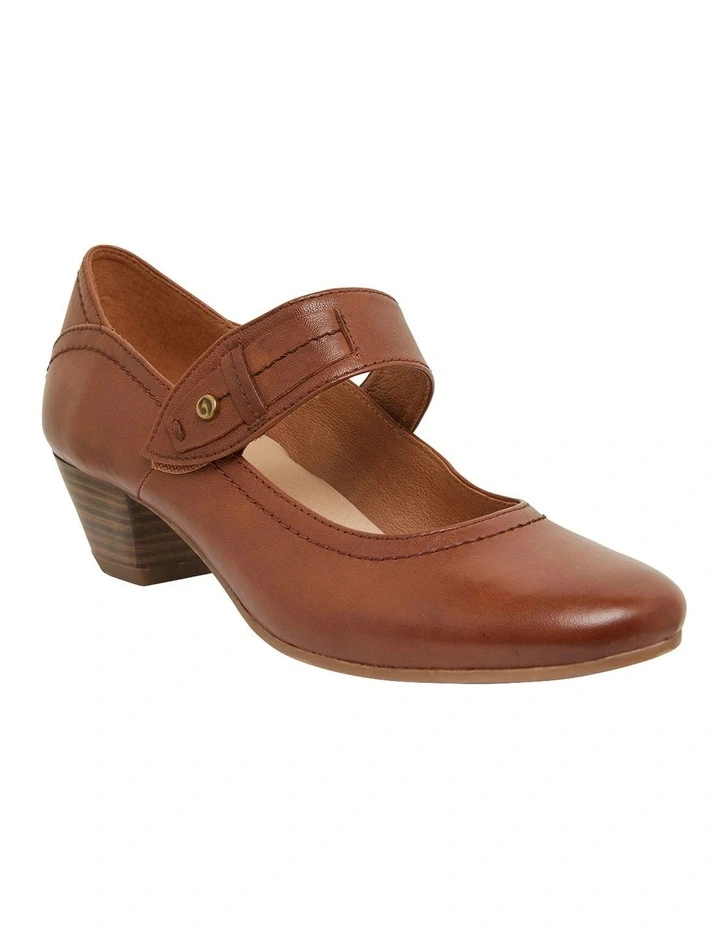 Appeal Cognac Glove Heeled Shoes