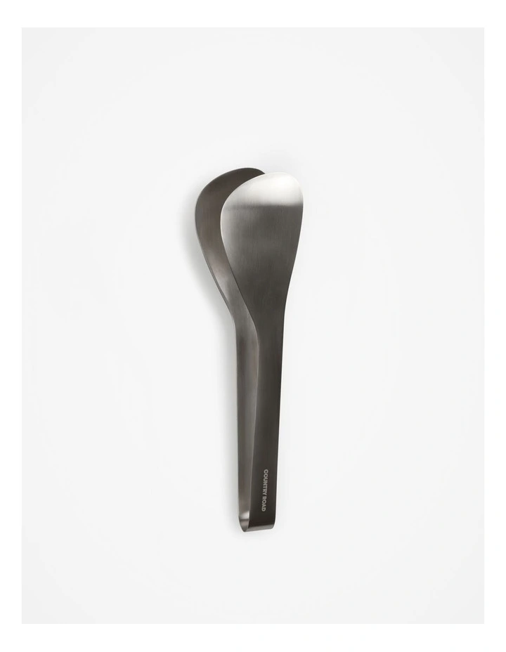 Nolan Tongs in Brushed Steel