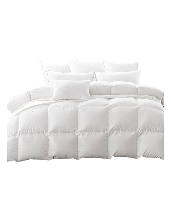700gsm Goose Down Feather Duvet Queen Size in White