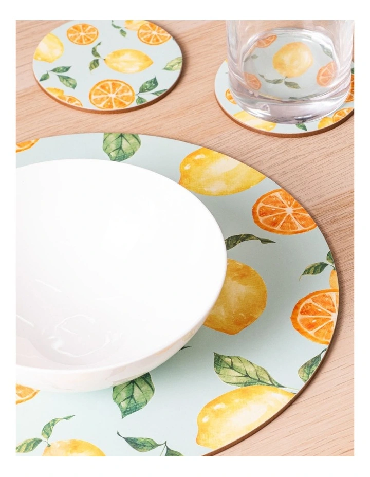 Summer Citrus Placemat 4 Pack in Multi