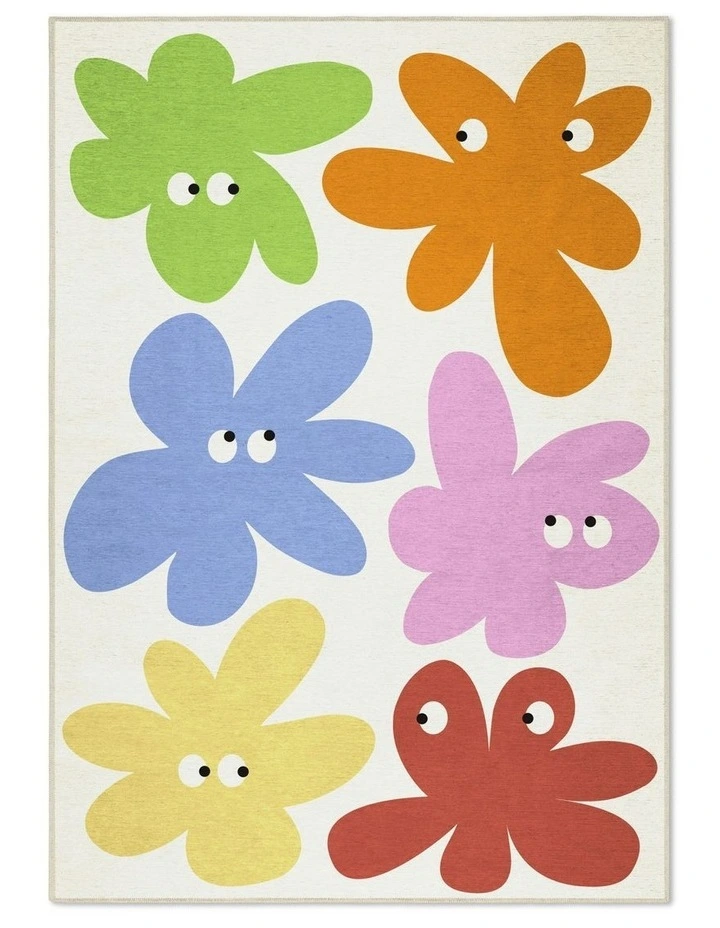 Crew Washable Chenille Rug in Cream