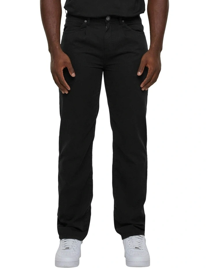 Organic Skater Chino Pants in Black