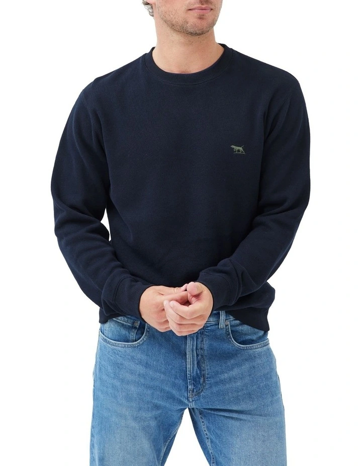 Gunn Crew Neck Sweat in Blue