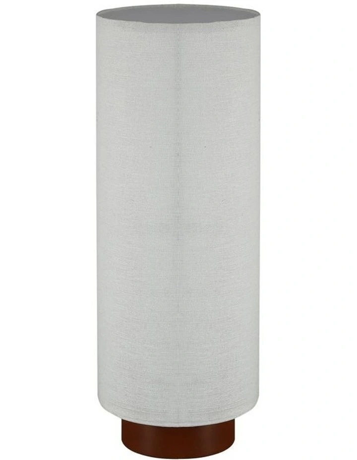 Ailsa Linen Table Lamp White