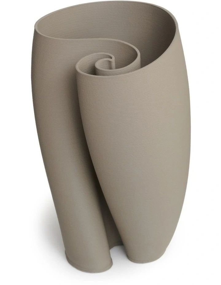 Jade Vase 34cm in Tan