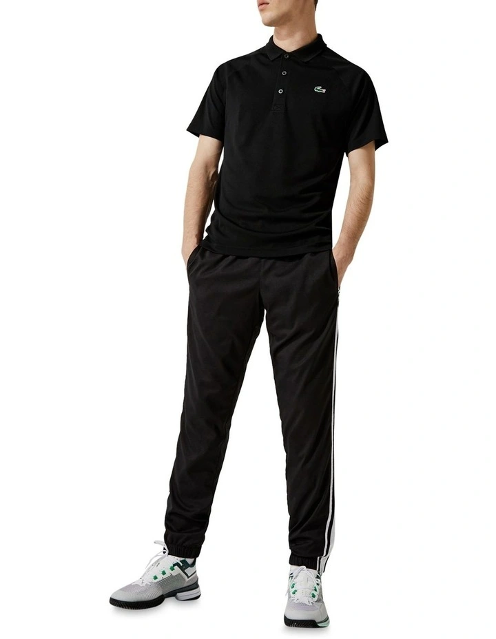 Ultra Dry Solid Colour Polo in Black
