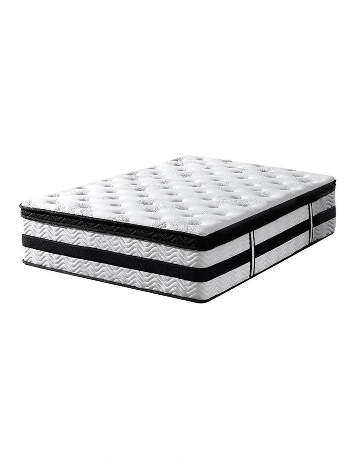 Medium Firm Double Size Spring Mattress in White