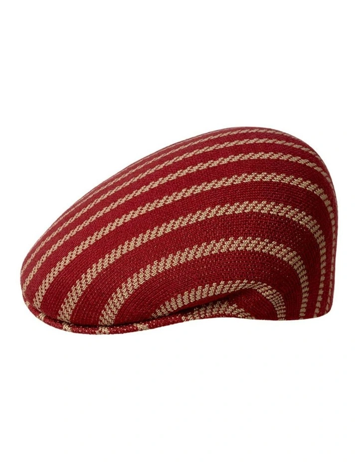 Kangol Twist Stripe 504 Cap in Red