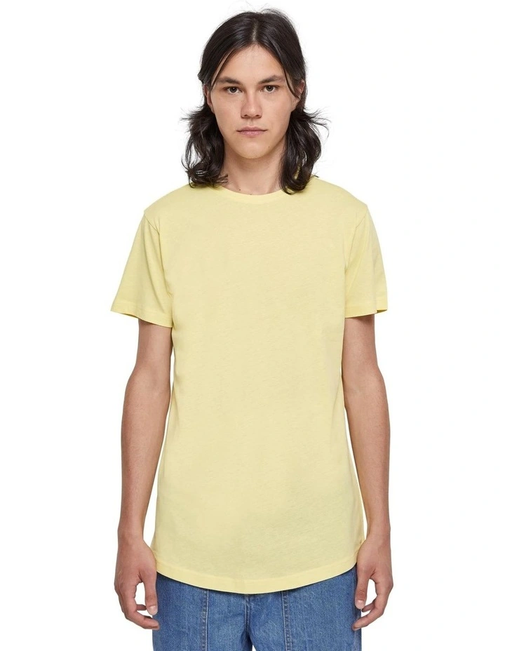 Shaped Long Tee in Vintage Sun