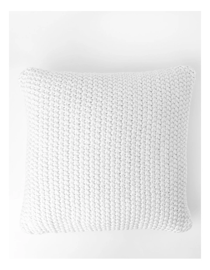 Norwood Knitted Cushion in Cloud