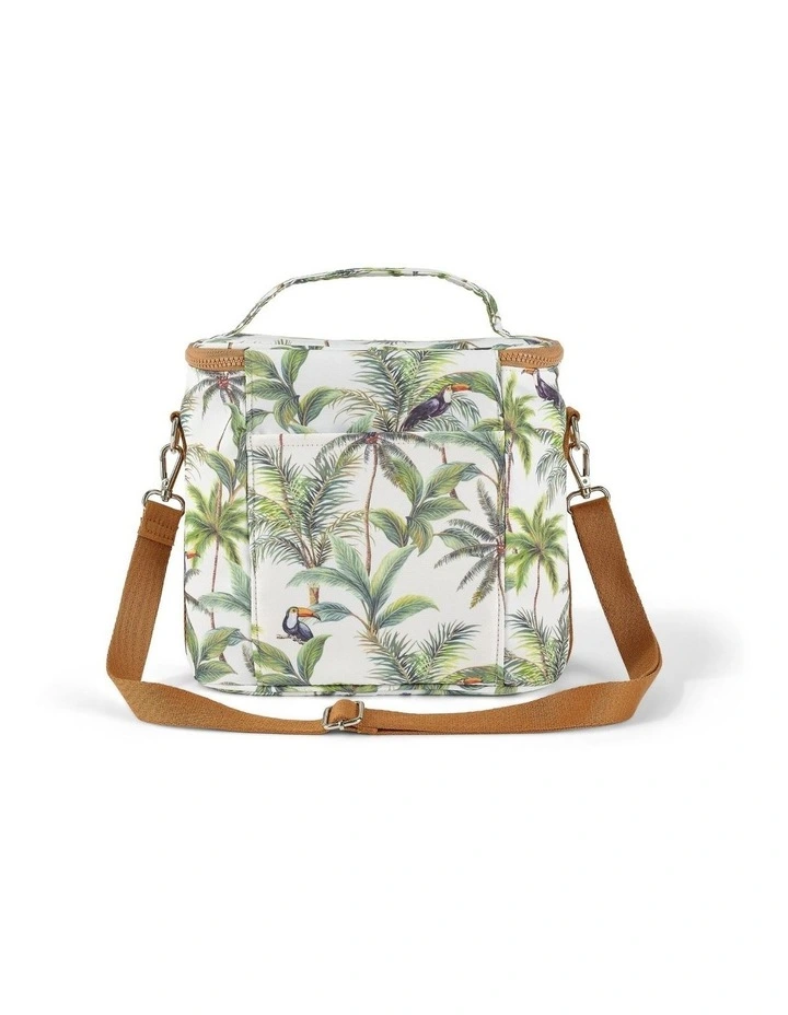 Midi Insulated Lunch Bag in Tropical