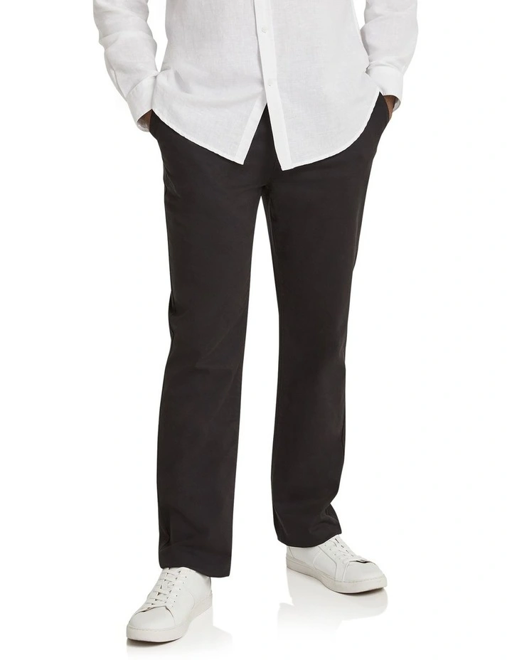 Preston Classic Chino Pant in Black