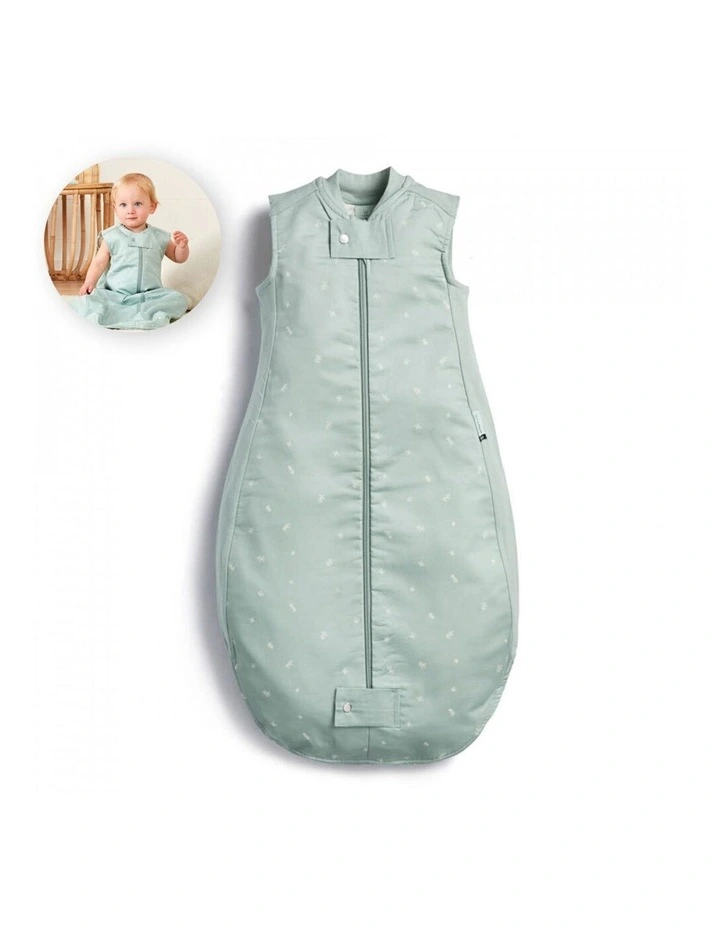 ErgoPouch Sheeting Sleeping Bag Baby Organic Cotton TOG 0.3 Size 8-24m Sage