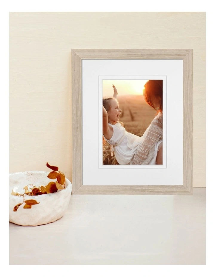 Australia Made Timber Photo Frame 8x10"/5x7" in Polar Birch