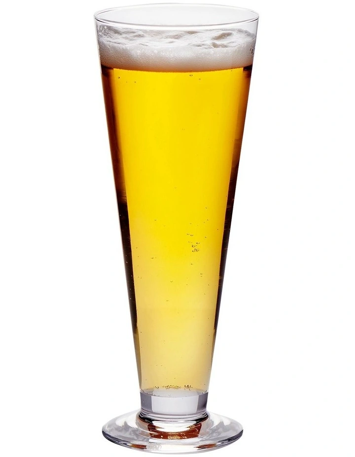 Salut Pilsner 390ml Set Of 4 in Clear
