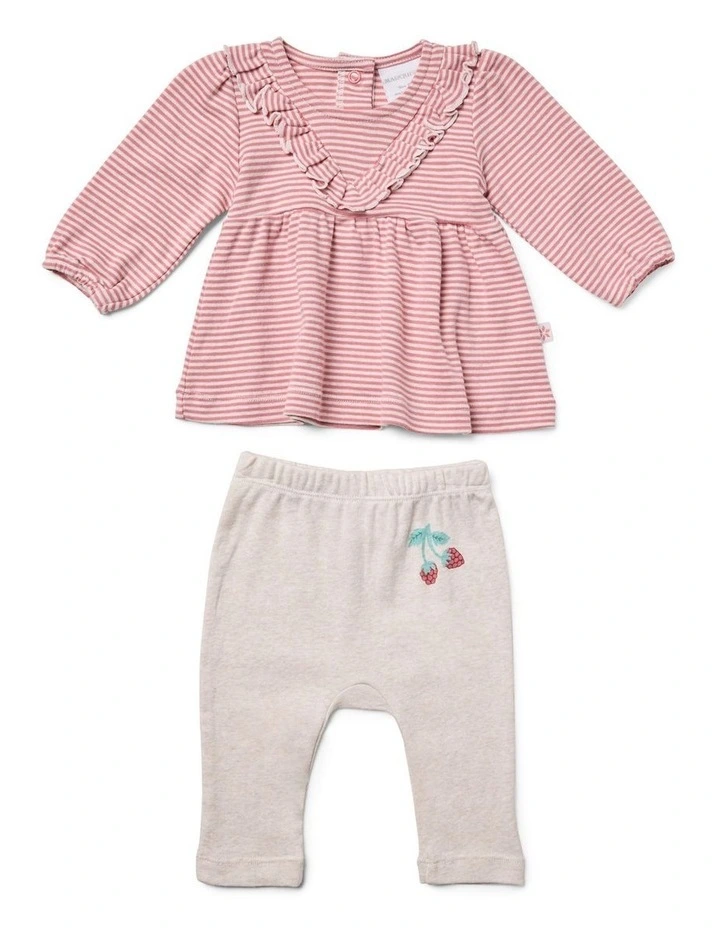 Raspberry Swing Top And Legging 2 Piece Set in Multi