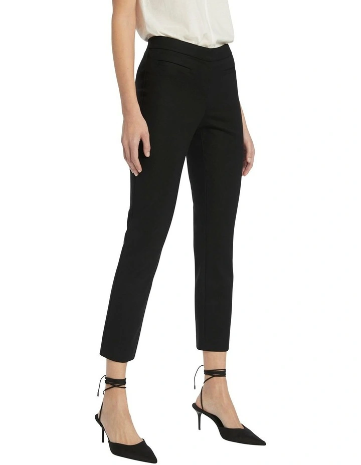 Alana Welt Pocket Pant in Black