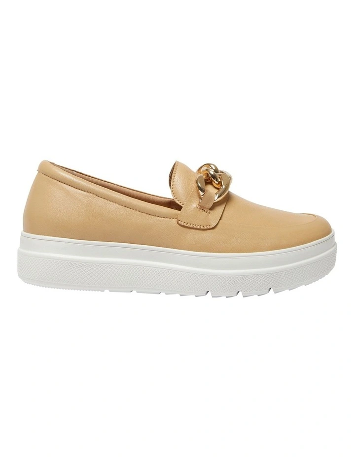 Bates Leather Sneakers in Tan