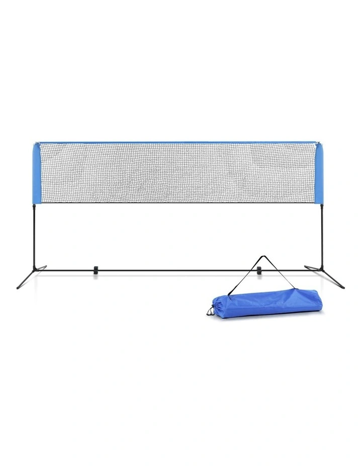 Portable Sports Net Stand Badminton Volleyball Tennis Soccer 4M 4FT Blue