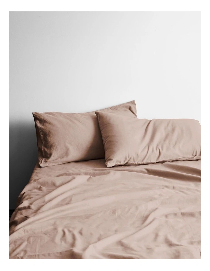 Halo Organic Cotton Sheet Set in Rosewater
