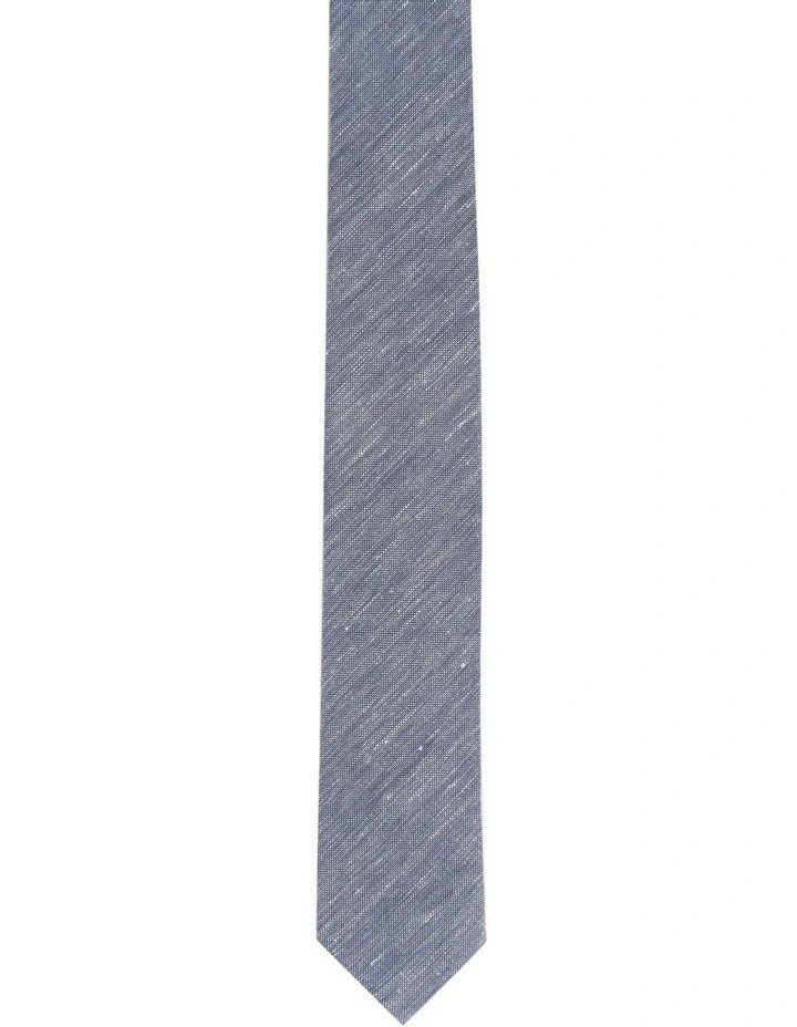 Woven Skinny Urban Tie in Blue