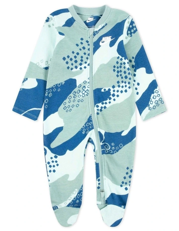Sportswear Camo Interlock Coverall Bodysuit in Blue
