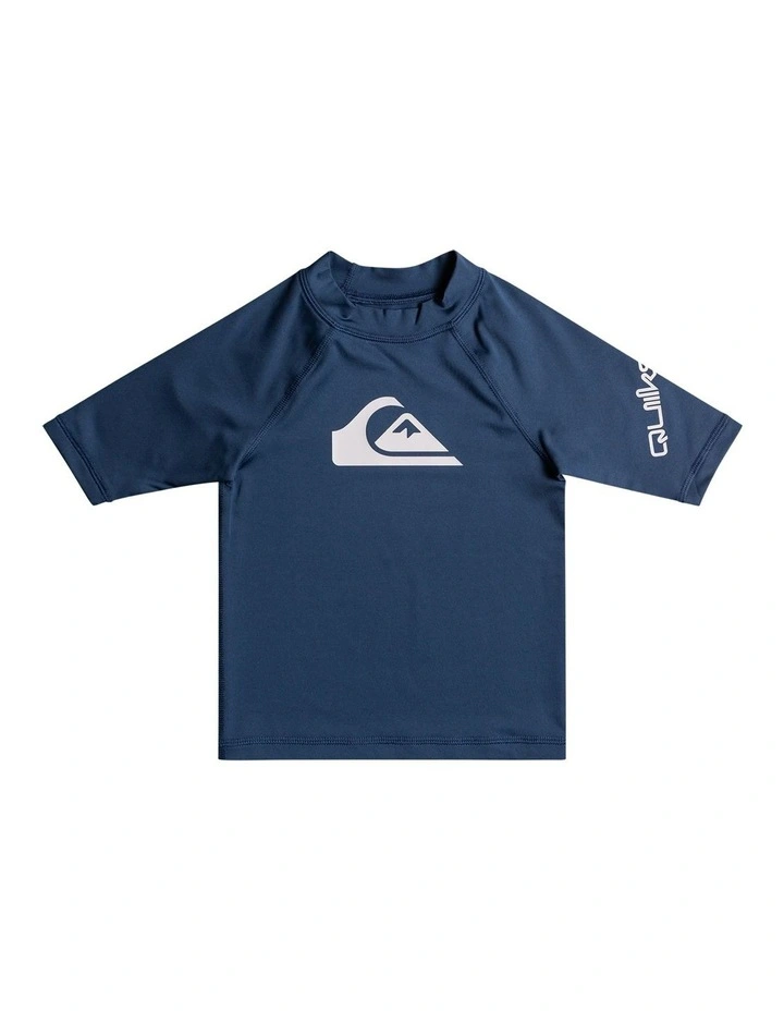 All Time Short Sleeve Rash Vest in Blue