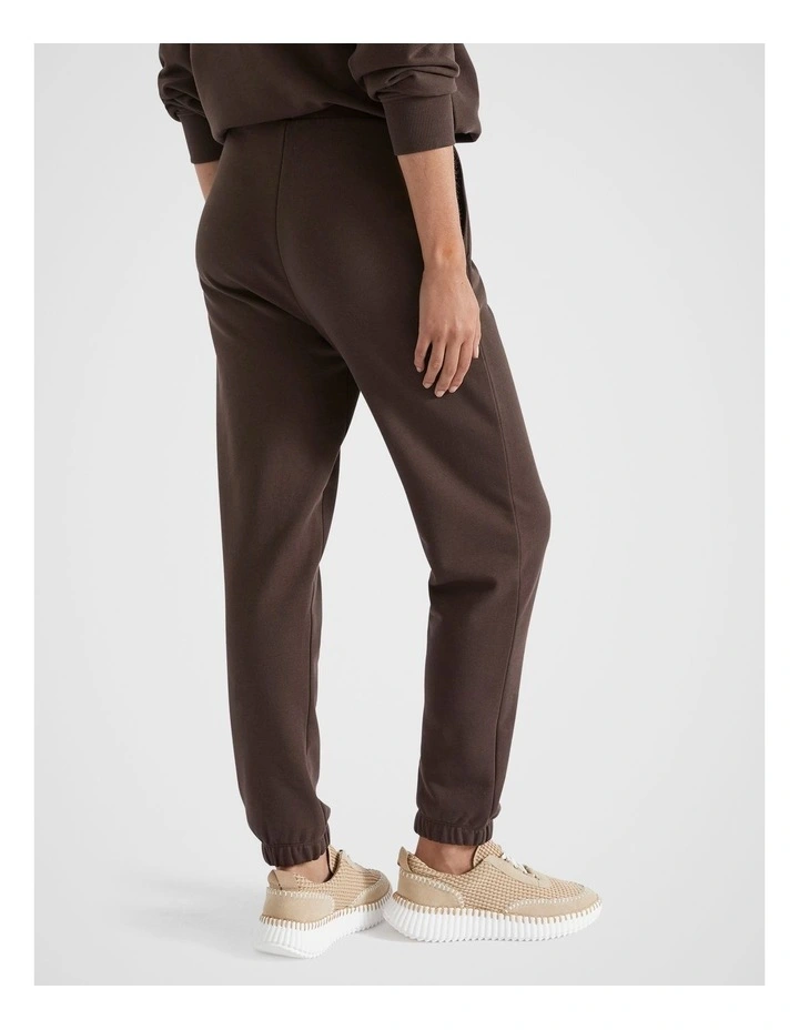 Heritage Terry Trackpant in Dark Espresso
