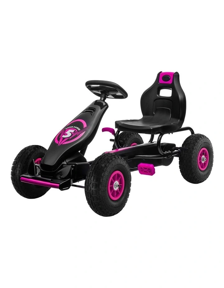 G18 Pedal Go Kart Ride On in Black