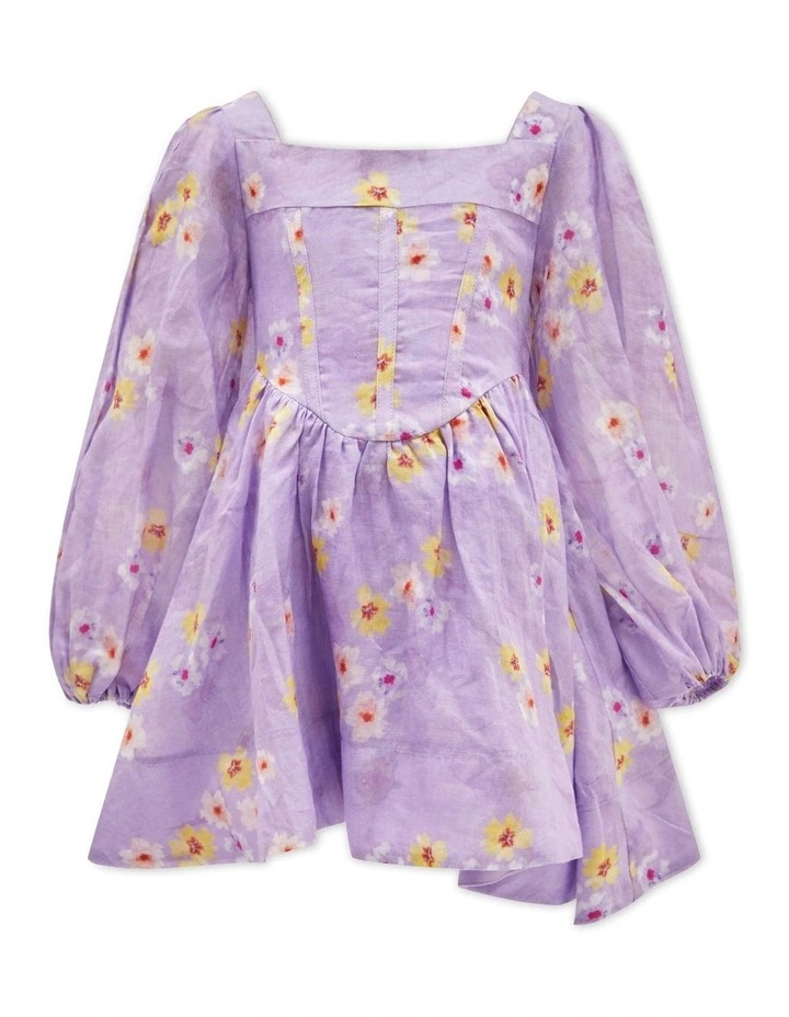 Devi Corset Mini Dress in Daisy