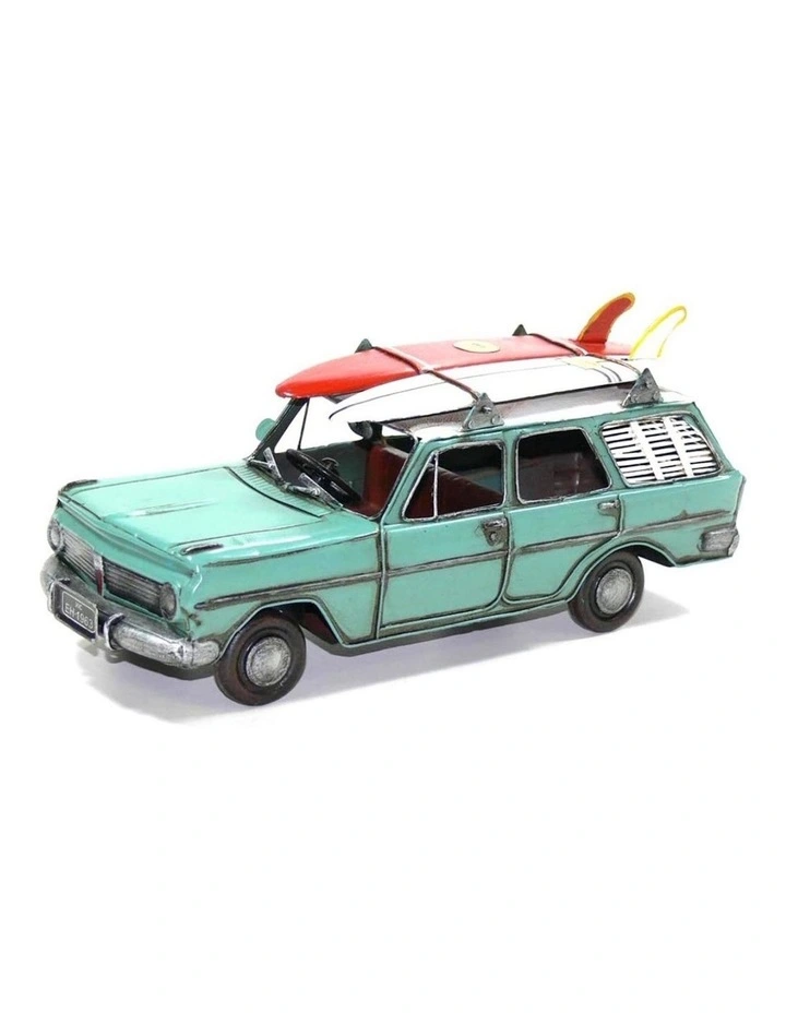 EH Station Wagon Car with Surfboards Ornament 29cm