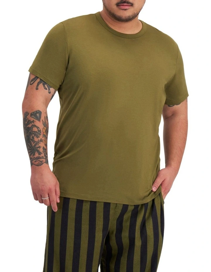 Comfy Livin Tee in Green