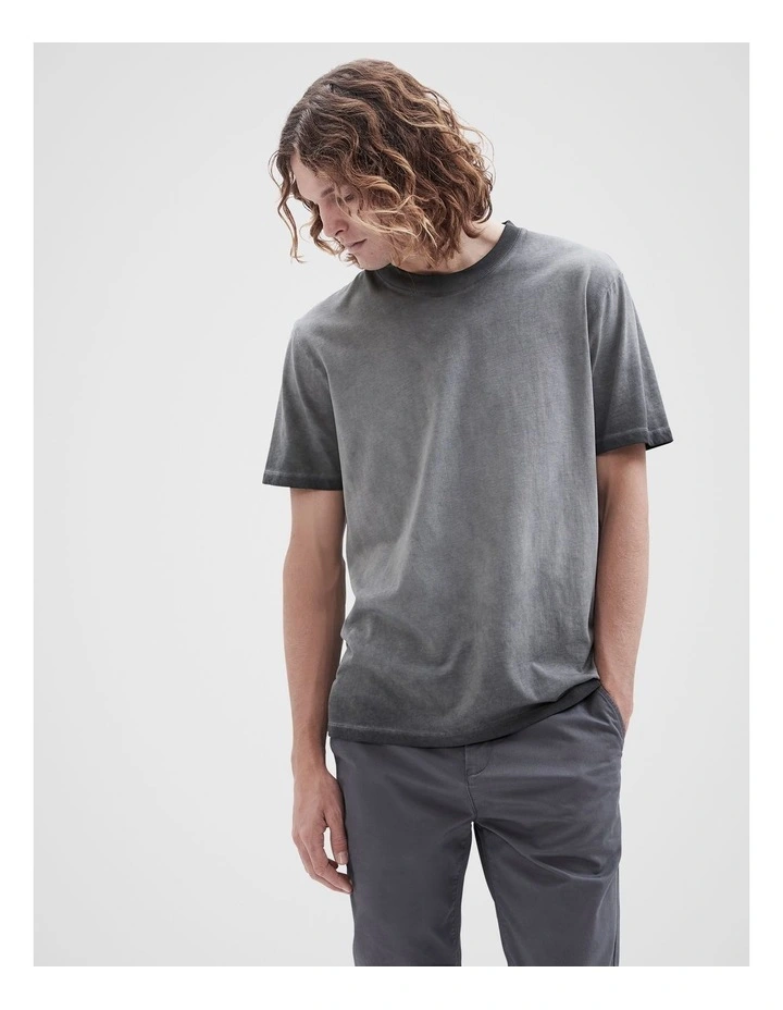Faded Relaxed T-shirt in Grey