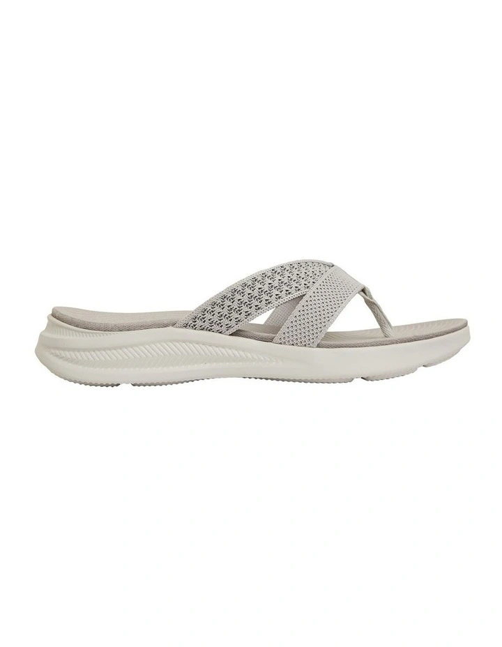Magda Light Grey Stretch Sandals