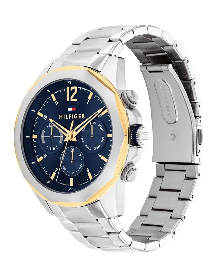 Lars Stainless Steel Dial Men's Watch in Navy