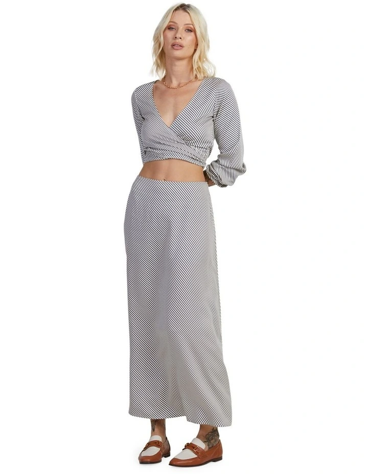 Eclipse June Maxi Skirt in White