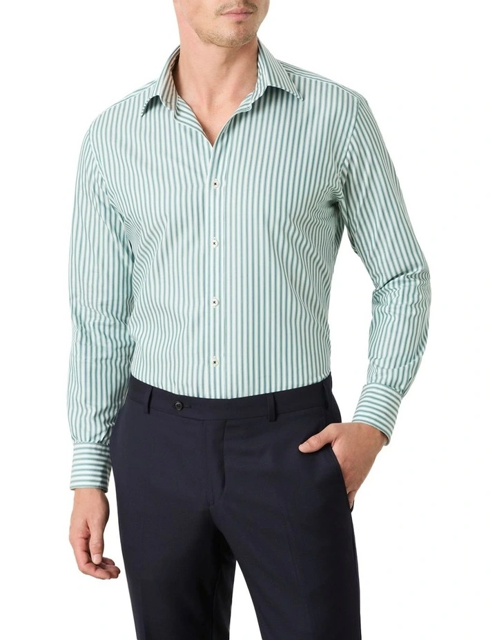 Donnolley Shirt in Green Navy