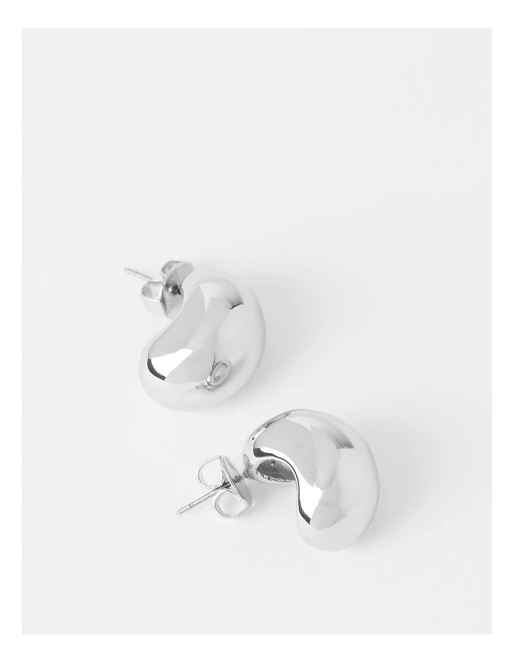 Mini Teardrop Earring in Silver