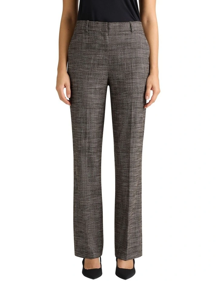 Olea Check Pant in Port Multi