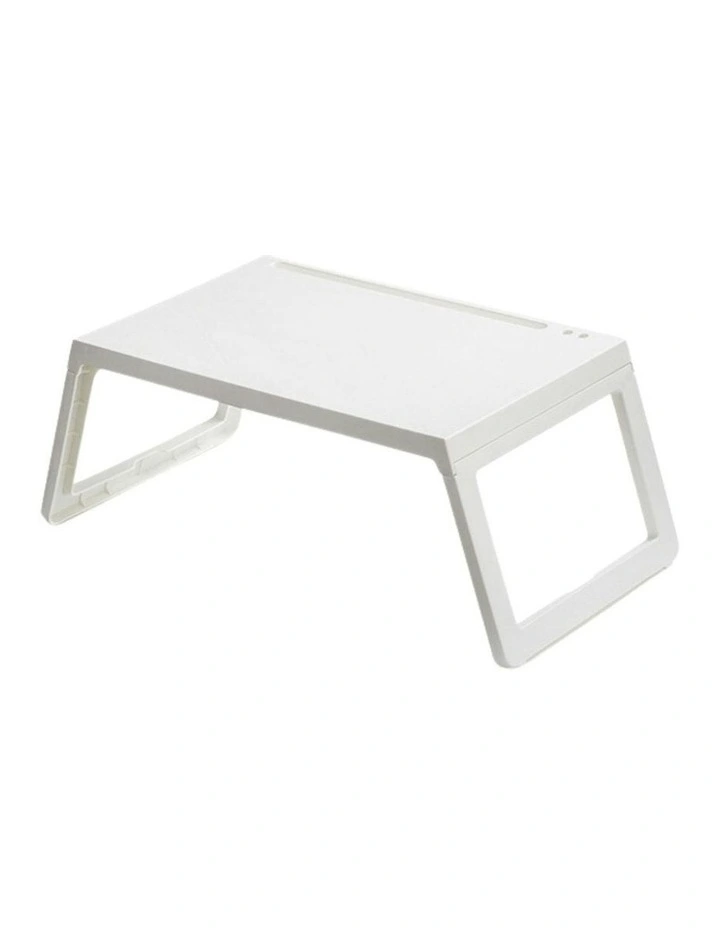 Multifunction Laptop Bed Desk in White