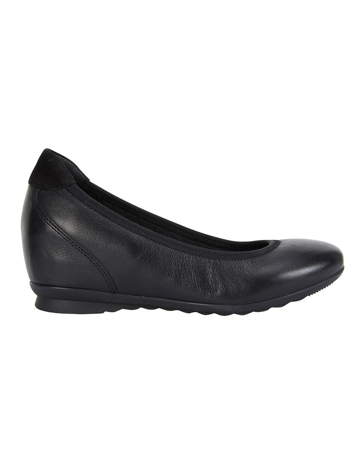 Norah Black Glove Heeled Shoes