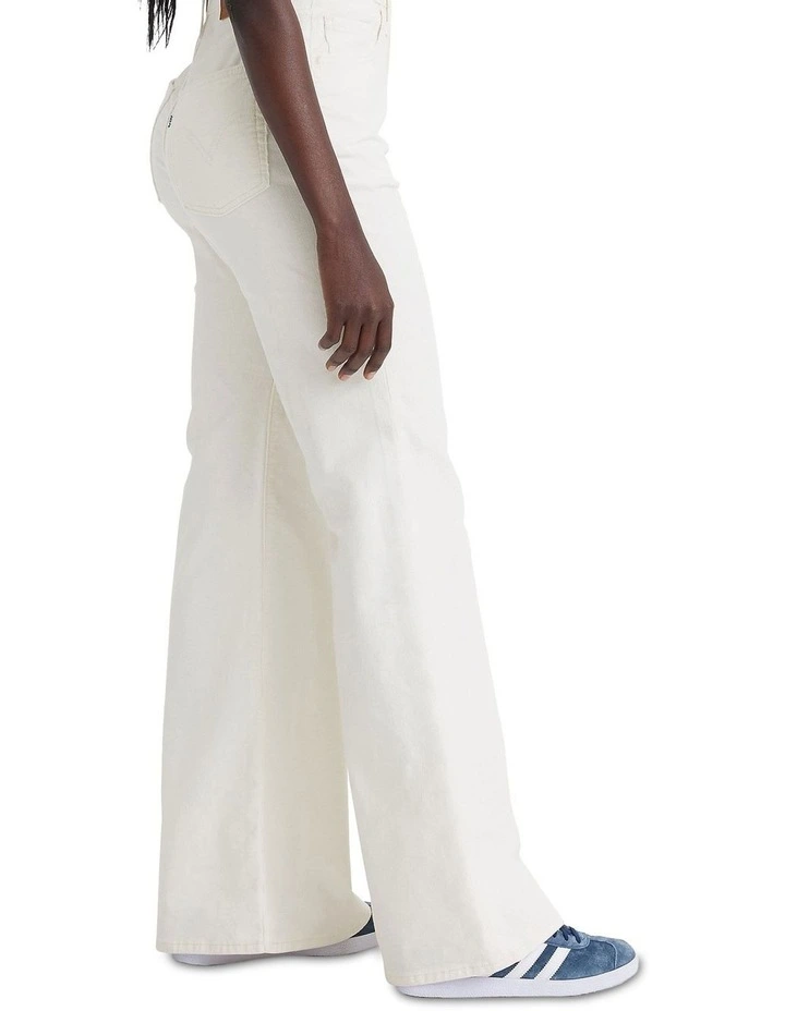 Ribcage Bell Jeans in Egret
