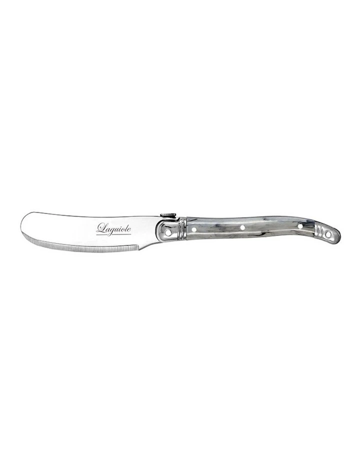 Stainless Steel Pate Knife Cutlery 12 Pack 15.5cm in Grey