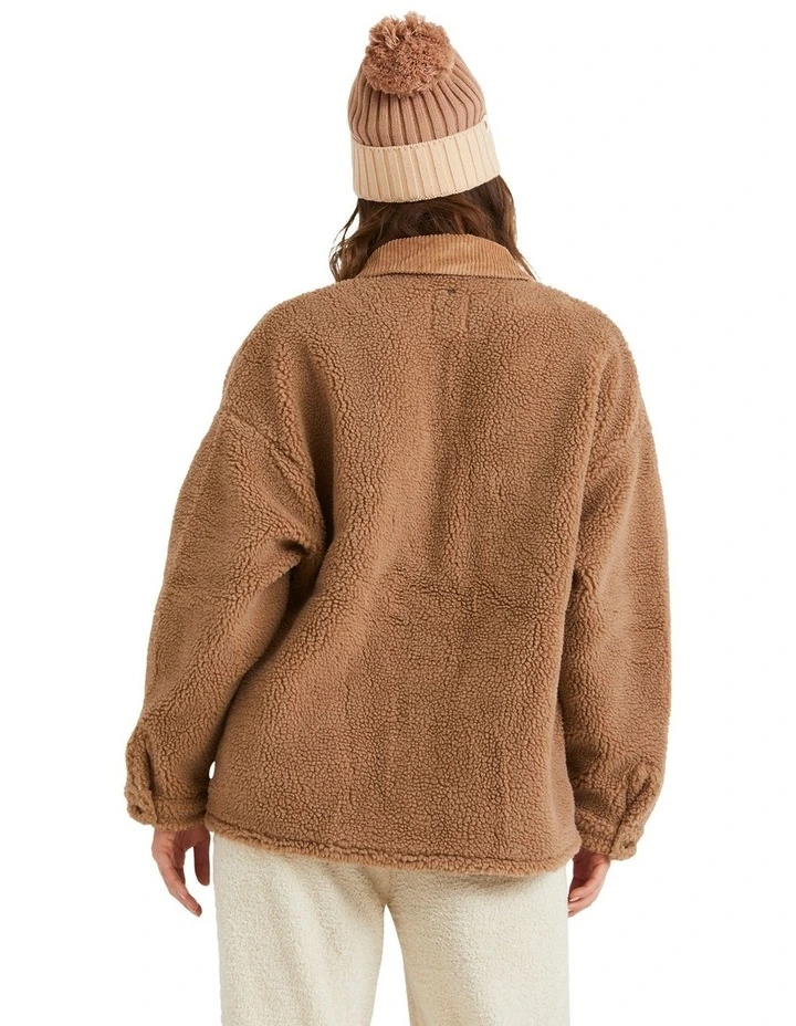 Feeling Toasty Jacket in Toffee