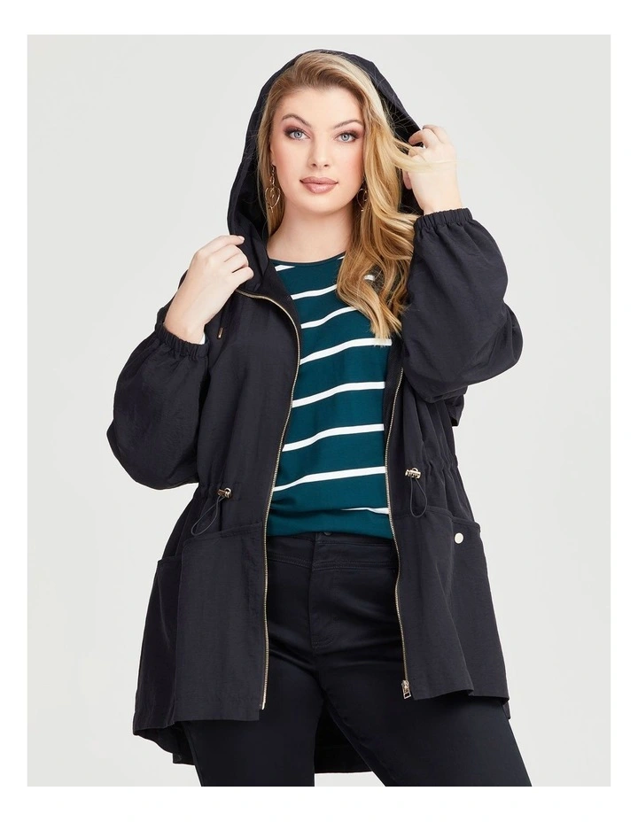 Weekend Hooded Jacket in Black