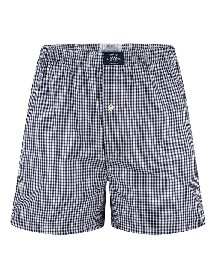 Woven Boxers 2 Pack in Grey